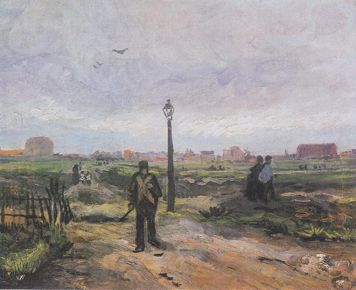 Vincent Van Gogh On the outskirts of Paris